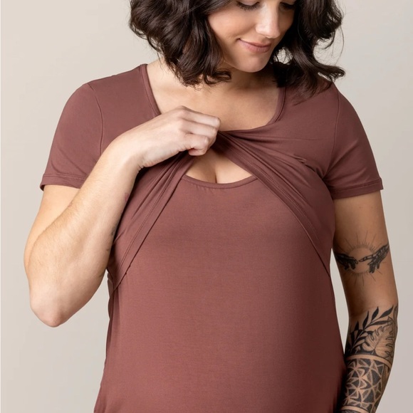 Kindred Bravely Mauve Nursing Dress - Picture 3 of 8